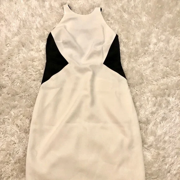 NWT- HALSTON Sleeveless Round Neck Dress - Picture 8 of 16
